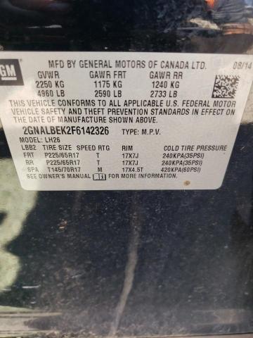 Photo 12 VIN: 2GNALBEK2F6142326 - CHEVROLET EQUINOX 