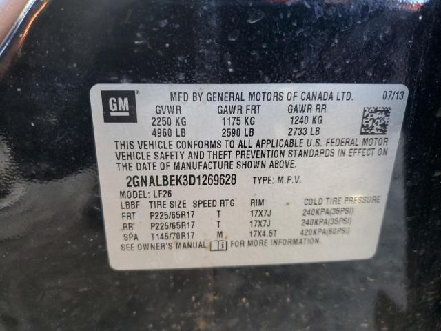 Photo 12 VIN: 2GNALBEK3D1269628 - CHEVROLET EQUINOX LS 