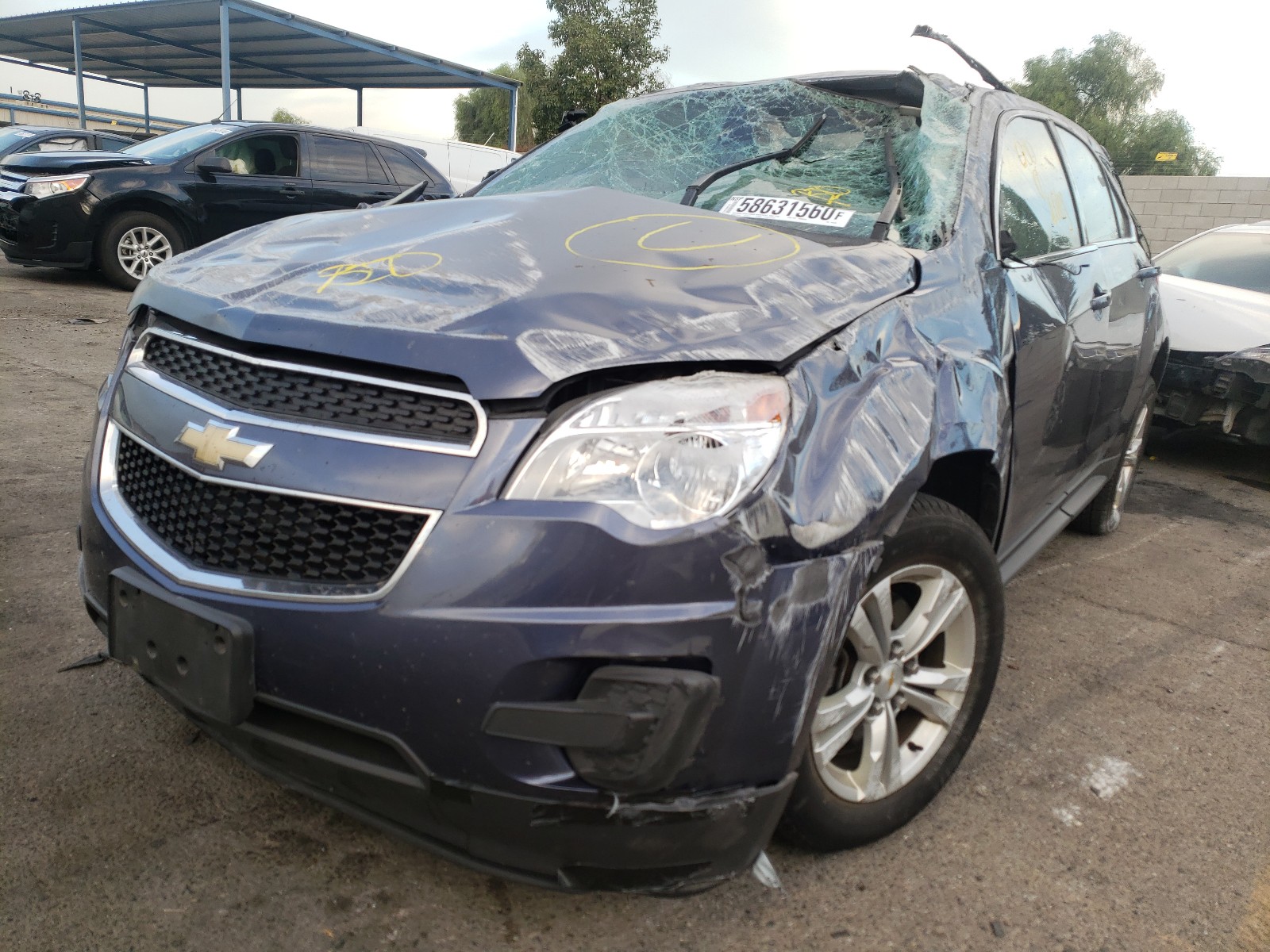 Photo 1 VIN: 2GNALBEK3D6268398 - CHEVROLET EQUINOX LS 