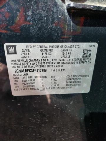 Photo 12 VIN: 2GNALBEK3F6117709 - CHEVROLET EQUINOX LT 