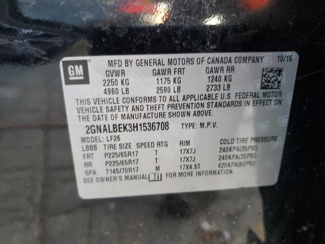 Photo 12 VIN: 2GNALBEK3H1536708 - CHEVROLET EQUINOX LS 