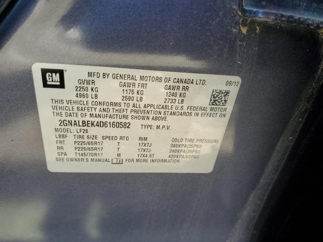 Photo 13 VIN: 2GNALBEK4D6160582 - CHEVROLET EQUINOX LS 