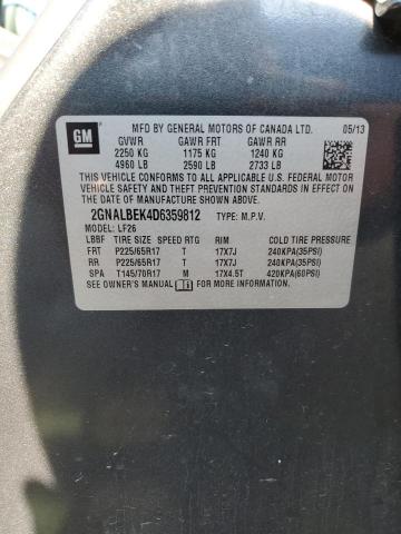 Photo 13 VIN: 2GNALBEK4D6359812 - CHEVROLET EQUINOX 