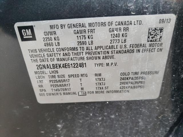 Photo 11 VIN: 2GNALBEK4E6122481 - CHEVROLET EQUINOX 