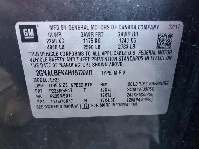 Photo 12 VIN: 2GNALBEK4H1573301 - CHEVROLET EQUINOX 