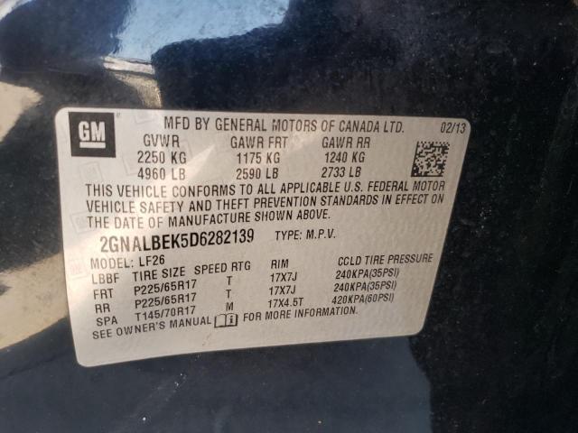 Photo 12 VIN: 2GNALBEK5D6282139 - CHEVROLET EQUINOX LS 