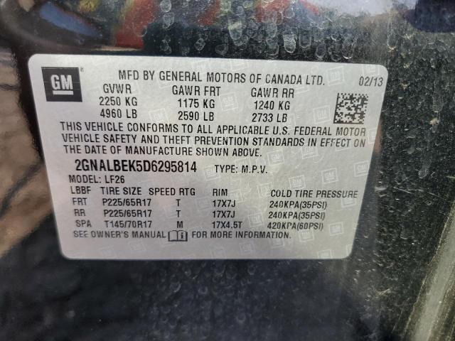 Photo 12 VIN: 2GNALBEK5D6295814 - CHEVROLET EQUINOX 