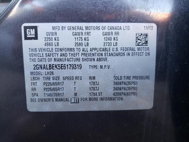 Photo 11 VIN: 2GNALBEK5E6179319 - CHEVROLET EQUINOX LT 