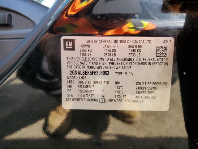 Photo 12 VIN: 2GNALBEK5F6308063 - CHEVROLET EQUINOX 