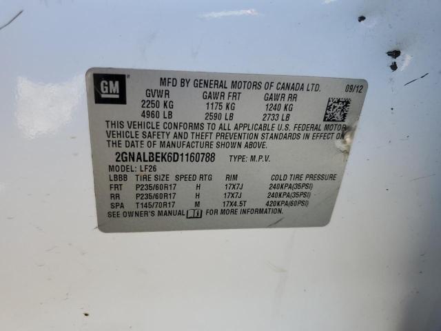 Photo 13 VIN: 2GNALBEK6D1160788 - CHEVROLET EQUINOX LS 