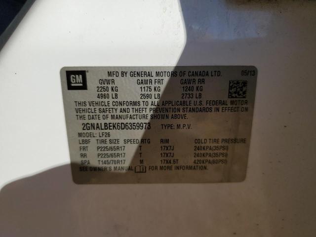 Photo 11 VIN: 2GNALBEK6D6359973 - CHEVROLET EQUINOX LS 