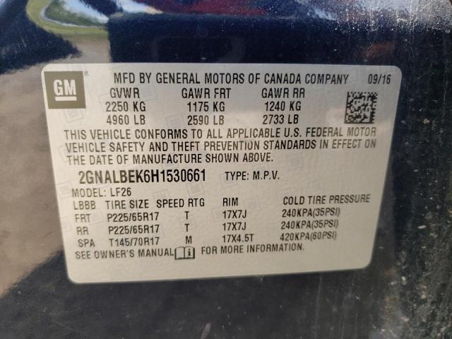 Photo 12 VIN: 2GNALBEK6H1530661 - CHEVROLET EQUINOX LS 