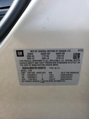 Photo 13 VIN: 2GNALBEK7D1269678 - CHEVROLET EQUINOX 