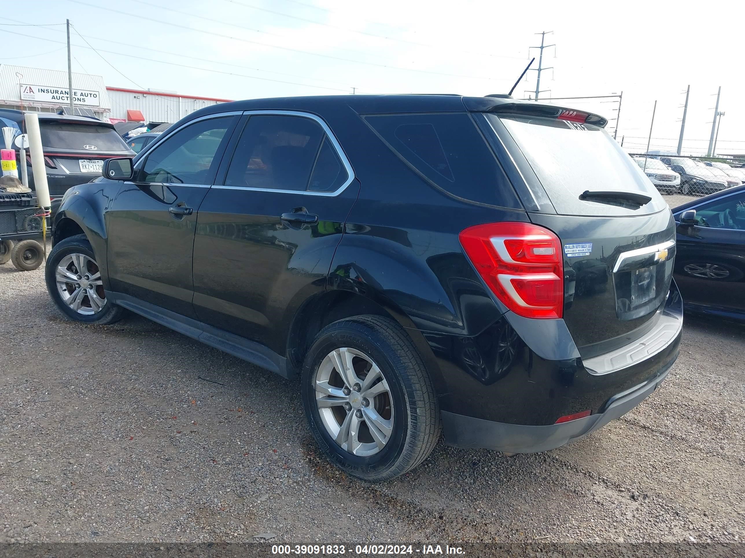 Photo 2 VIN: 2GNALBEK7G6203607 - CHEVROLET EQUINOX 