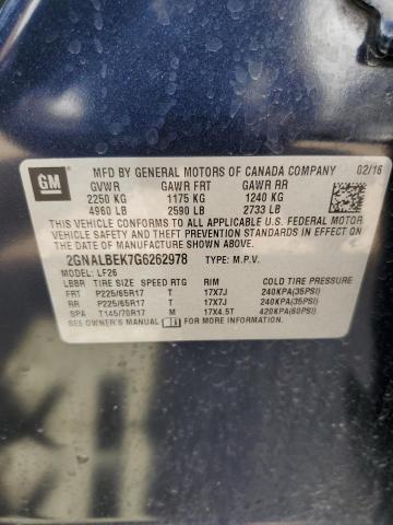 Photo 13 VIN: 2GNALBEK7G6262978 - CHEVROLET EQUINOX LS 