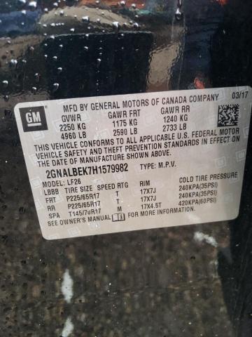 Photo 11 VIN: 2GNALBEK7H1579982 - CHEVROLET EQUINOX 