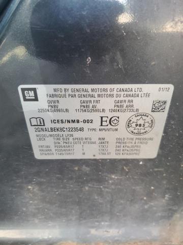 Photo 12 VIN: 2GNALBEK8C1223548 - CHEVROLET EQUINOX 