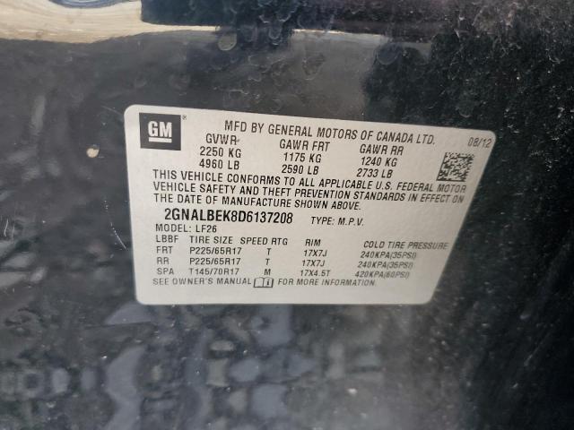 Photo 11 VIN: 2GNALBEK8D6137208 - CHEVROLET EQUINOX LS 