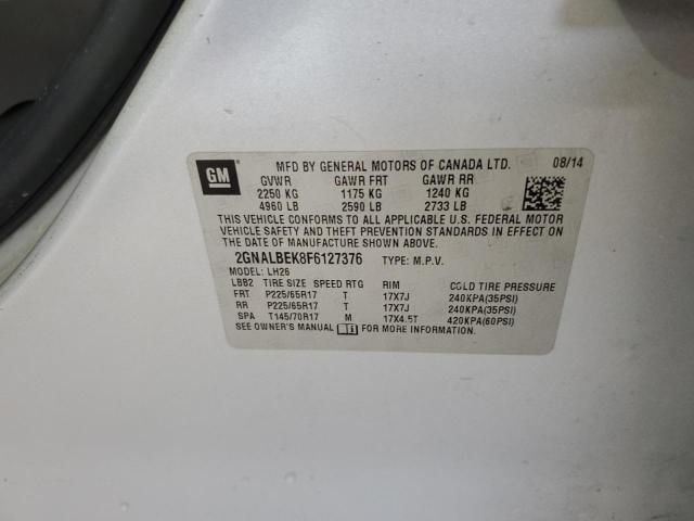 Photo 12 VIN: 2GNALBEK8F6127376 - CHEVROLET EQUINOX 