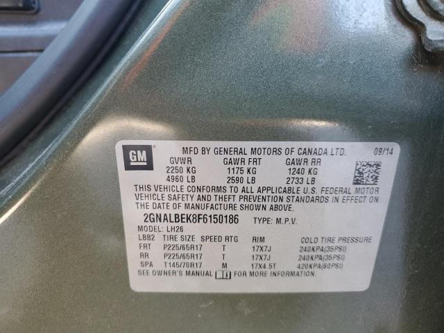 Photo 11 VIN: 2GNALBEK8F6150186 - CHEVROLET EQUINOX 