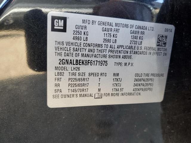 Photo 12 VIN: 2GNALBEK8F6171975 - CHEVROLET EQUINOX 