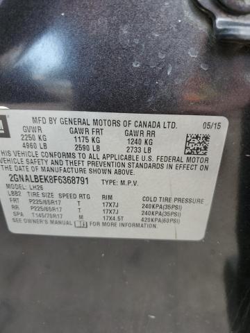 Photo 12 VIN: 2GNALBEK8F6368791 - CHEVROLET EQUINOX 