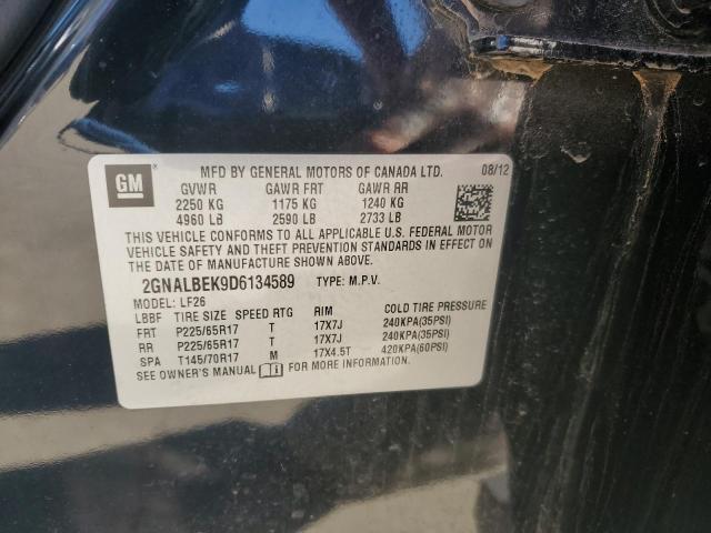 Photo 12 VIN: 2GNALBEK9D6134589 - CHEVROLET EQUINOX LS 