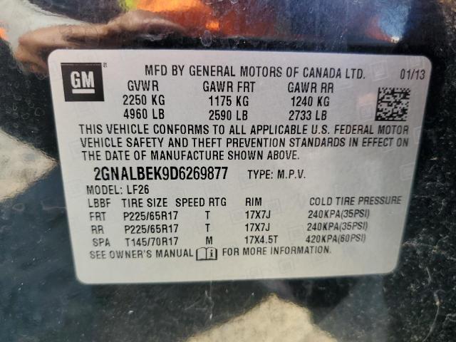 Photo 12 VIN: 2GNALBEK9D6269877 - CHEVROLET EQUINOX 