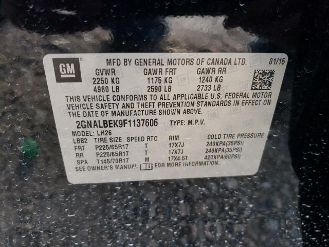 Photo 13 VIN: 2GNALBEK9F1137606 - CHEVROLET EQUINOX 