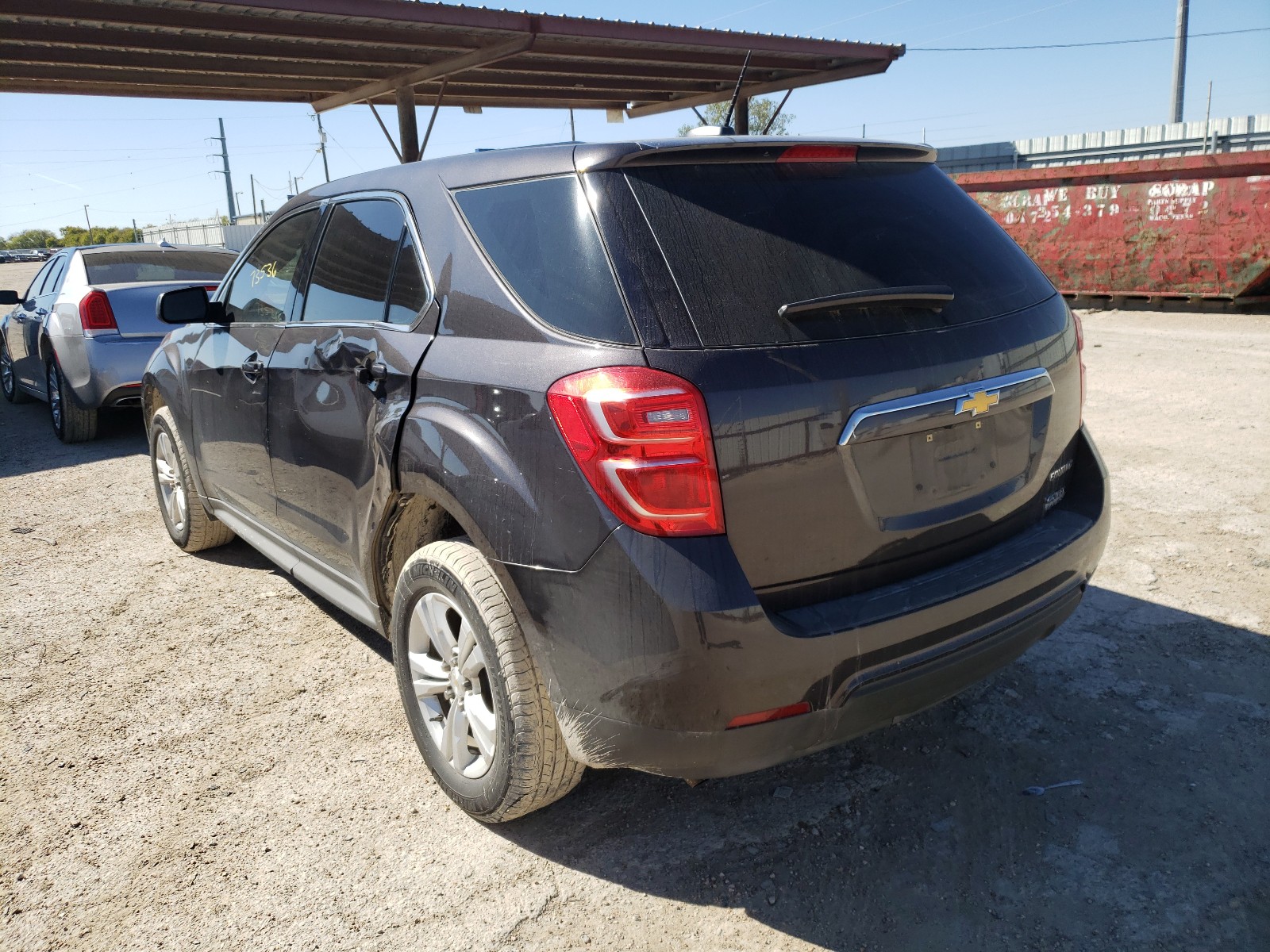 Photo 2 VIN: 2GNALBEK9G6241176 - CHEVROLET EQUINOX LS 