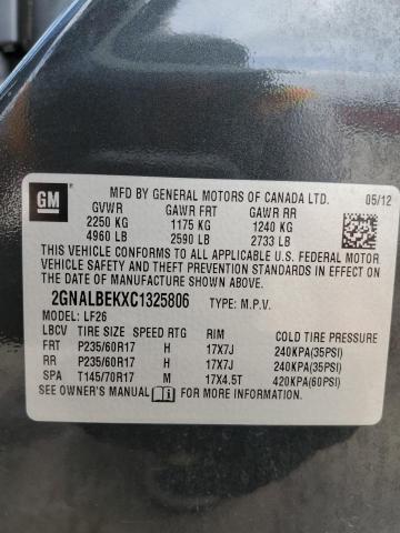 Photo 12 VIN: 2GNALBEKXC1325806 - CHEVROLET EQUINOX LS 