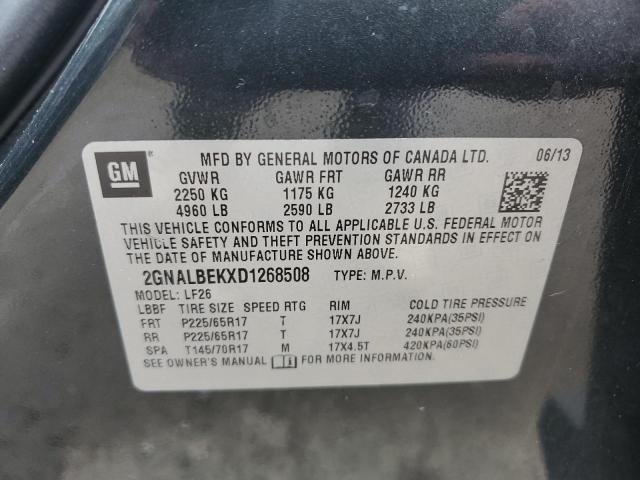 Photo 12 VIN: 2GNALBEKXD1268508 - CHEVROLET EQUINOX LS 