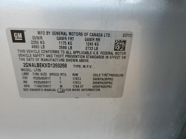 Photo 11 VIN: 2GNALBEKXD1269268 - CHEVROLET EQUINOX LS 