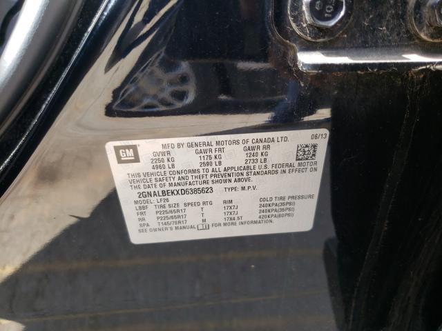 Photo 9 VIN: 2GNALBEKXD6385623 - CHEVROLET EQUINOX LS 