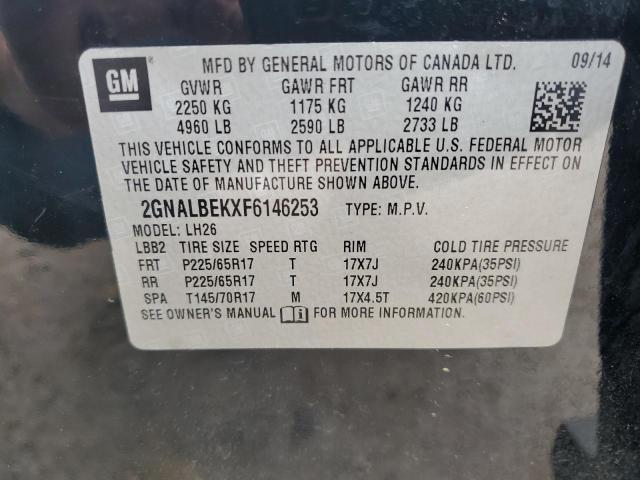 Photo 12 VIN: 2GNALBEKXF6146253 - CHEVROLET EQUINOX LT 