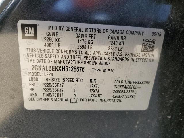 Photo 12 VIN: 2GNALBEKXH6128676 - CHEVROLET EQUINOX 