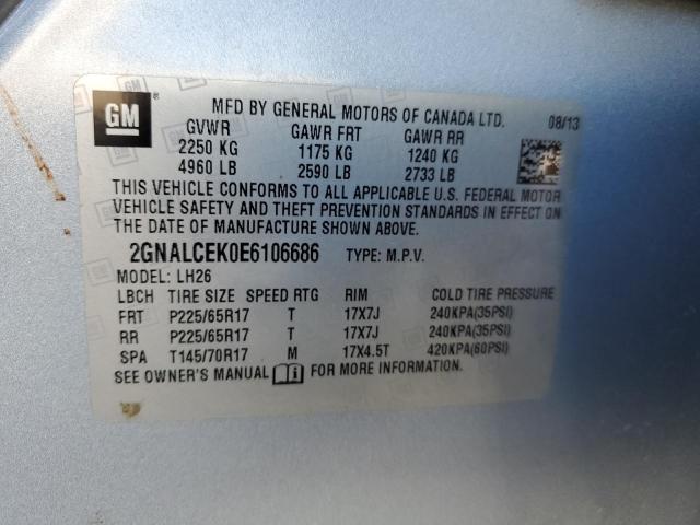 Photo 13 VIN: 2GNALCEK0E6106686 - CHEVROLET EQUINOX 