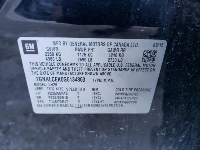 Photo 12 VIN: 2GNALCEK0G6134863 - CHEVROLET EQUINOX 