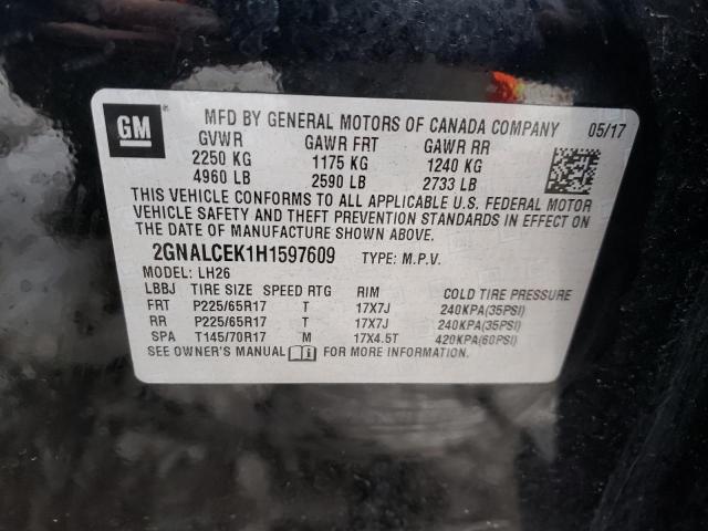 Photo 13 VIN: 2GNALCEK1H1597609 - CHEVROLET EQUINOX LT 