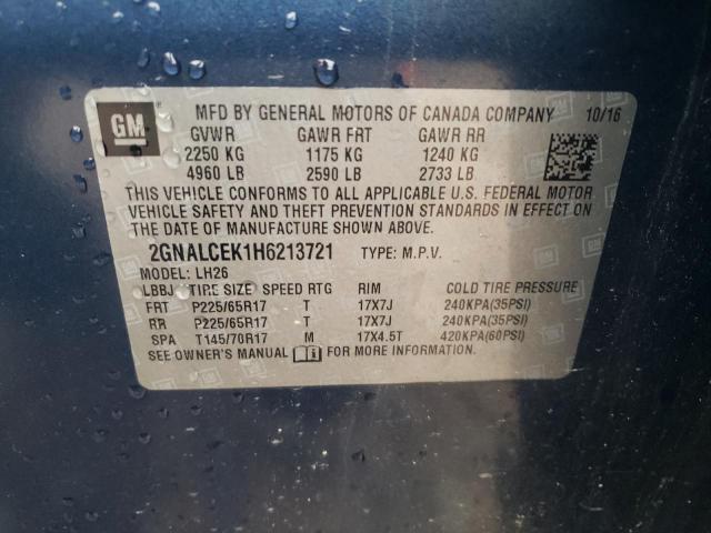 Photo 12 VIN: 2GNALCEK1H6213721 - CHEVROLET EQUINOX 