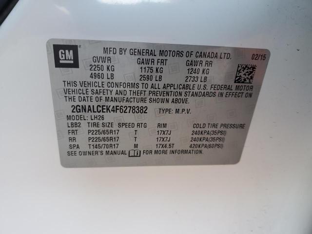 Photo 11 VIN: 2GNALCEK4F6278382 - CHEVROLET EQUINOX 