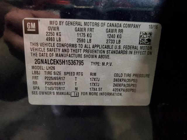 Photo 12 VIN: 2GNALCEK5H1536795 - CHEVROLET EQUINOX 