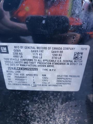 Photo 12 VIN: 2GNALCEK5H6222289 - CHEVROLET EQUINOX 