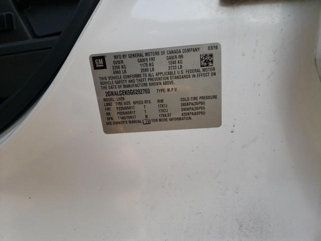 Photo 11 VIN: 2GNALCEK6G6282760 - CHEVROLET EQUINOX 