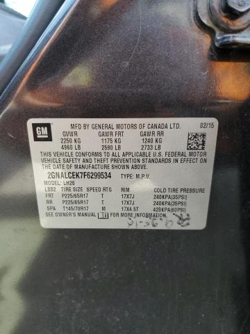 Photo 13 VIN: 2GNALCEK7F6299534 - CHEVROLET EQUINOX LT 