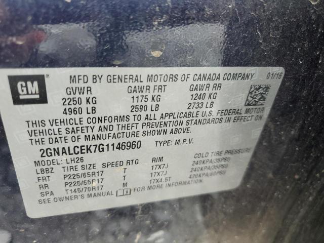 Photo 13 VIN: 2GNALCEK7G1146960 - CHEVROLET EQUINOX LT 