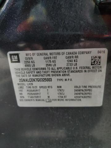 Photo 12 VIN: 2GNALCEK7G6325003 - CHEVROLET EQUINOX LT 