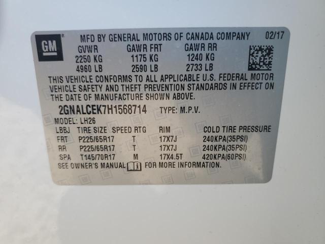 Photo 13 VIN: 2GNALCEK7H1568714 - CHEVROLET EQUINOX 