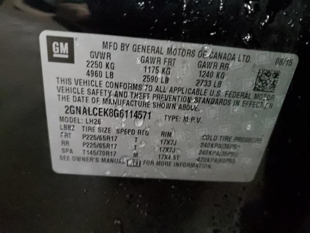 Photo 12 VIN: 2GNALCEK8G6114571 - CHEVROLET EQUINOX 