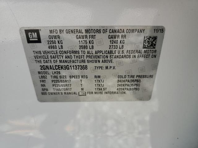 Photo 12 VIN: 2GNALCEK9G1137368 - CHEVROLET EQUINOX 